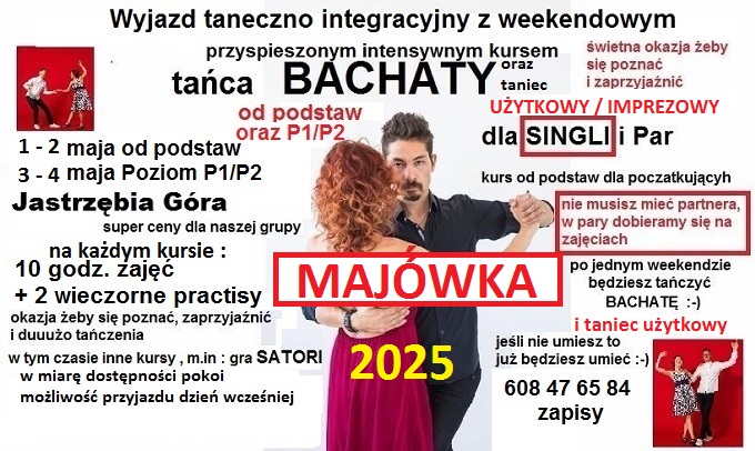 majówka 2025 bachata psychologia psychoterapia