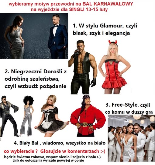 2026 walentynki wale tynki bar karnawalowy psychologia psychoterapia sekcja taneczna wybieramy strój