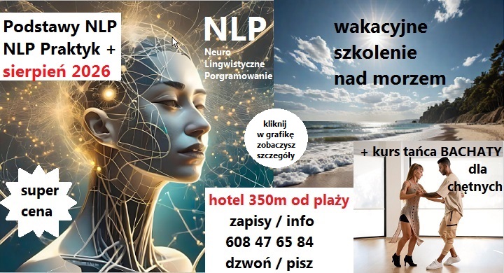 NLP PRAKTYK wakacje kliknij psychologia psychoterapia