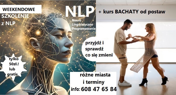 NLP WEEKEND i bachata psychologia psychoterapia